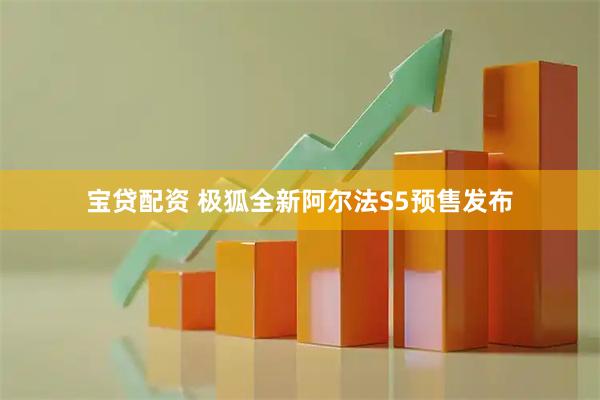 宝贷配资 极狐全新阿尔法S5预售发布
