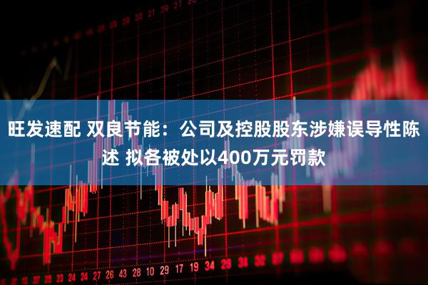 旺发速配 双良节能：公司及控股股东涉嫌误导性陈述 拟各被处以400万元罚款