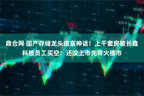 鼎合网 国产存储龙头造富神话!上千套房被长鑫科技员工买空:还没上市先带火楼市