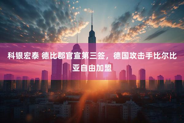 科银宏泰 德比郡官宣第三签，德国攻击手比尔比亚自由加盟