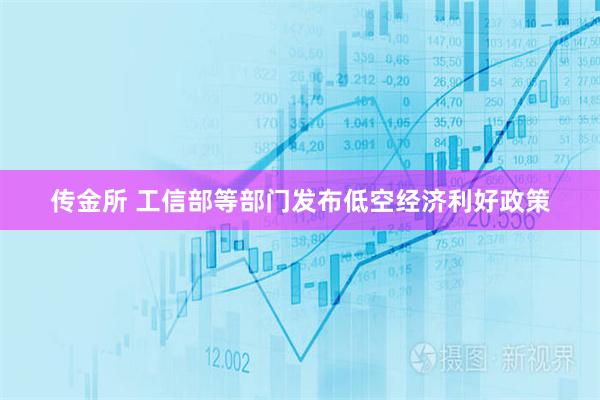 传金所 工信部等部门发布低空经济利好政策
