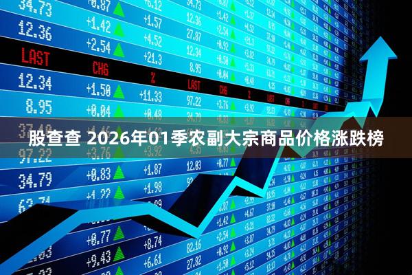 股查查 2026年01季农副大宗商品价格涨跌榜