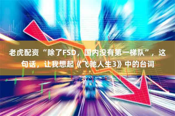 老虎配资 “除了FSD，国内没有第一梯队”，这句话，让我想起《飞驰人生3》中的台词