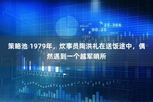 策略池 1979年,炊事员陶洪礼在送饭途中,偶然遇到一个越军哨所
